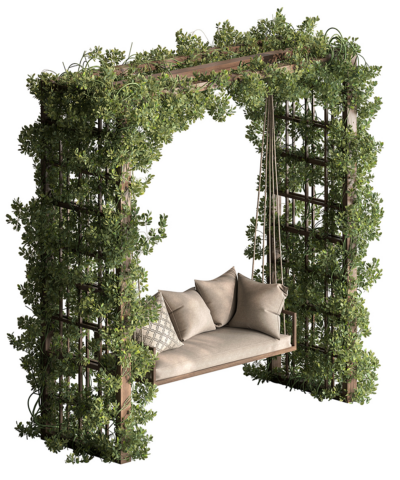 Проект перголы с качелями No.101/07